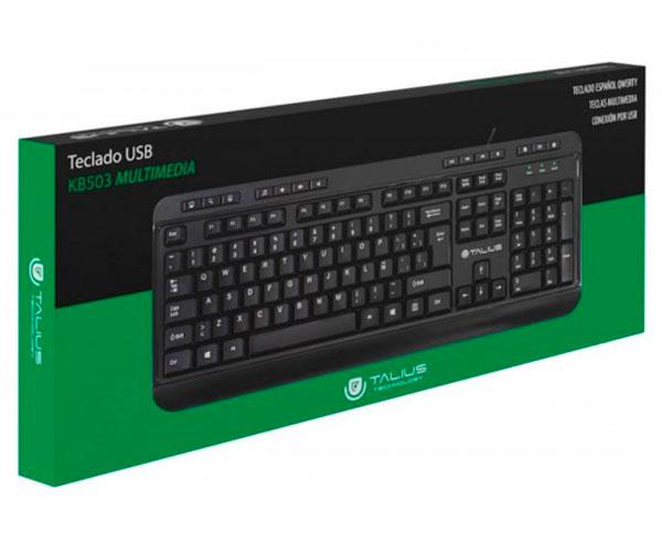 Teclado USB Talius Kb-503 Multimedia Negro / TAL-KB503 - Imagen 2