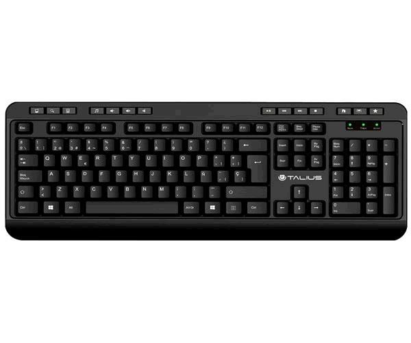 Teclado USB Talius Kb-503 Multimedia Negro / TAL-KB503