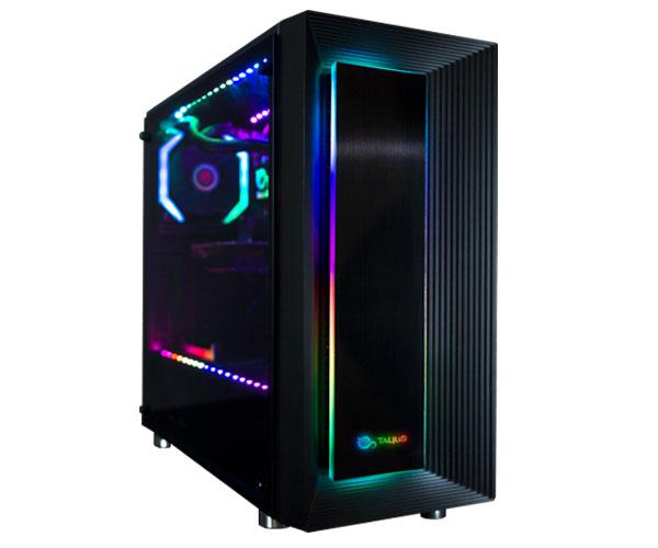 Caja ATX Gaming Talius Auriga Led Rgb Lateral Cristal Templado - Imagen 2