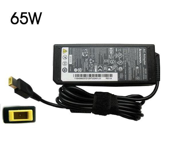 Cargador para portátil Lenovo 65W 20V 3.25A Conector rectangular / 1542