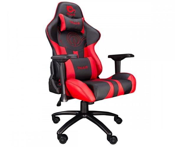Silla Talius Gaming Viper Negra-Roja / Apoya brazos 4D / Base metal / Ruedas 60mm Nylon / Inclinacion Butterfly / Hasta 120Kg - Imagen 2