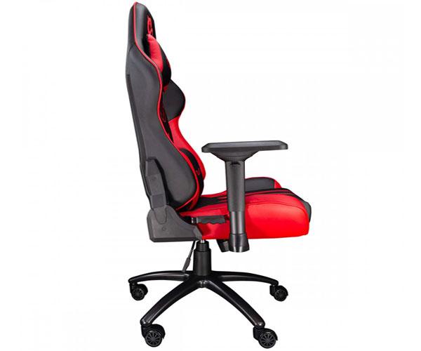 Silla Talius Gaming Viper Negra-Roja / Apoya brazos 4D / Base metal / Ruedas 60mm Nylon / Inclinacion Butterfly / Hasta 120Kg - Imagen 3