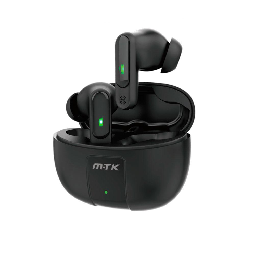 Auriculares Bluetooth 5.4 / TC3314 / Tws / Base de carga / Tactil / Negro / Mtk