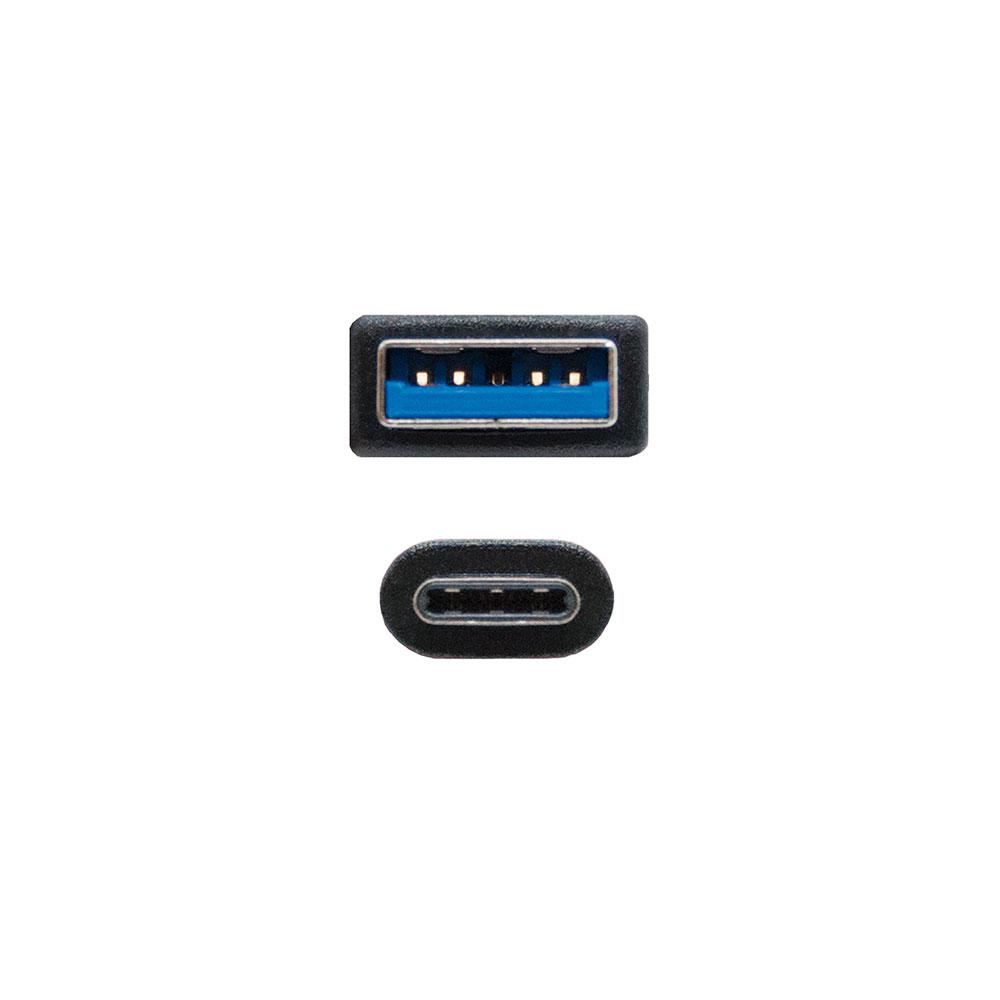 Cable datos USB 3.0 a Type-C / 2m / 3a / Nanocable / 10.01.4002 - Imagen 2