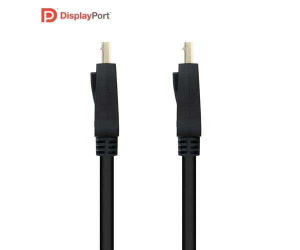 Cable Displayport a Displayport 1.4 M/M Certificado 8K / Hdr / 1 metro / Nanocable 10.15.2501 - Imagen 2