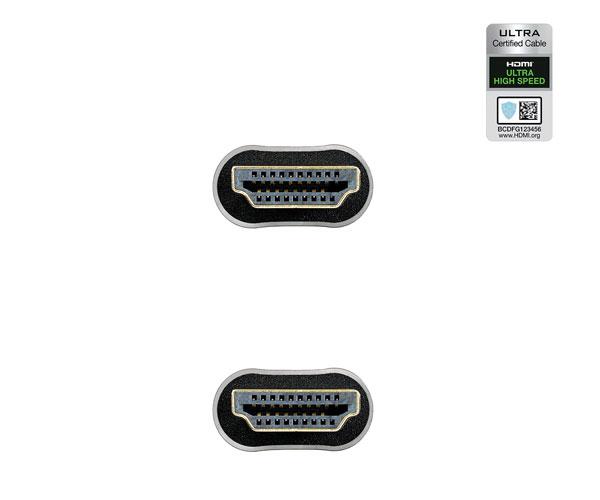Cable HDMI 2.1 M/M / 1.5 metros / 8K 60Hz / Hdr / eArc / 48Gbps / Certificado / Nanocable 10.15.8101-L150 - Imagen 3