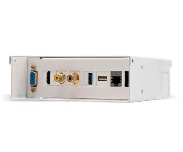 Caja conexiones multimedia de pared / Nanocable / 10.35.0003 / Blanco - Imagen 2