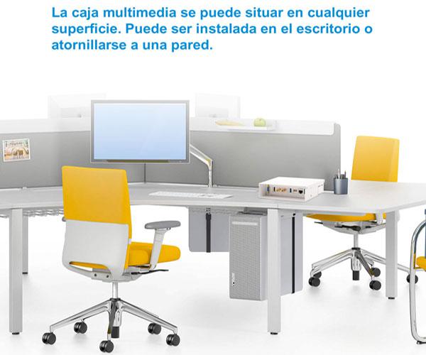 Caja conexiones multimedia de pared / Nanocable / 10.35.0003 / Blanco - Imagen 5