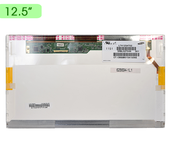 Pantalla para portátil LED 12.5 40 Pines WXGA"