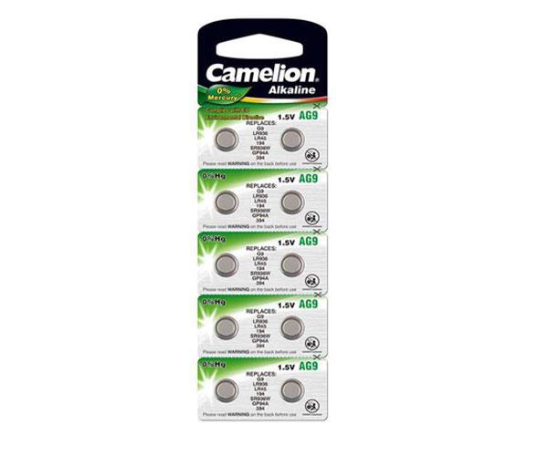 Pila boton Alcalina Lr45 1.5v Camelion (10 uds) 0% Mercurio / Ag9