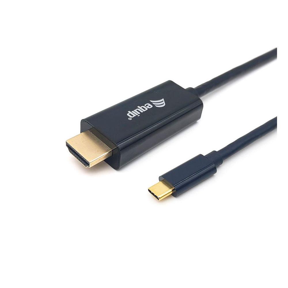 Cable de video Type-C a HDMI 4k/30Hz M/M / 2 m / Equip / Negro / EQ133412