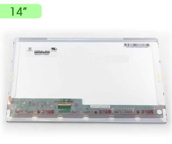 Pantalla para portátil LED 14 40 pin 1366x768"