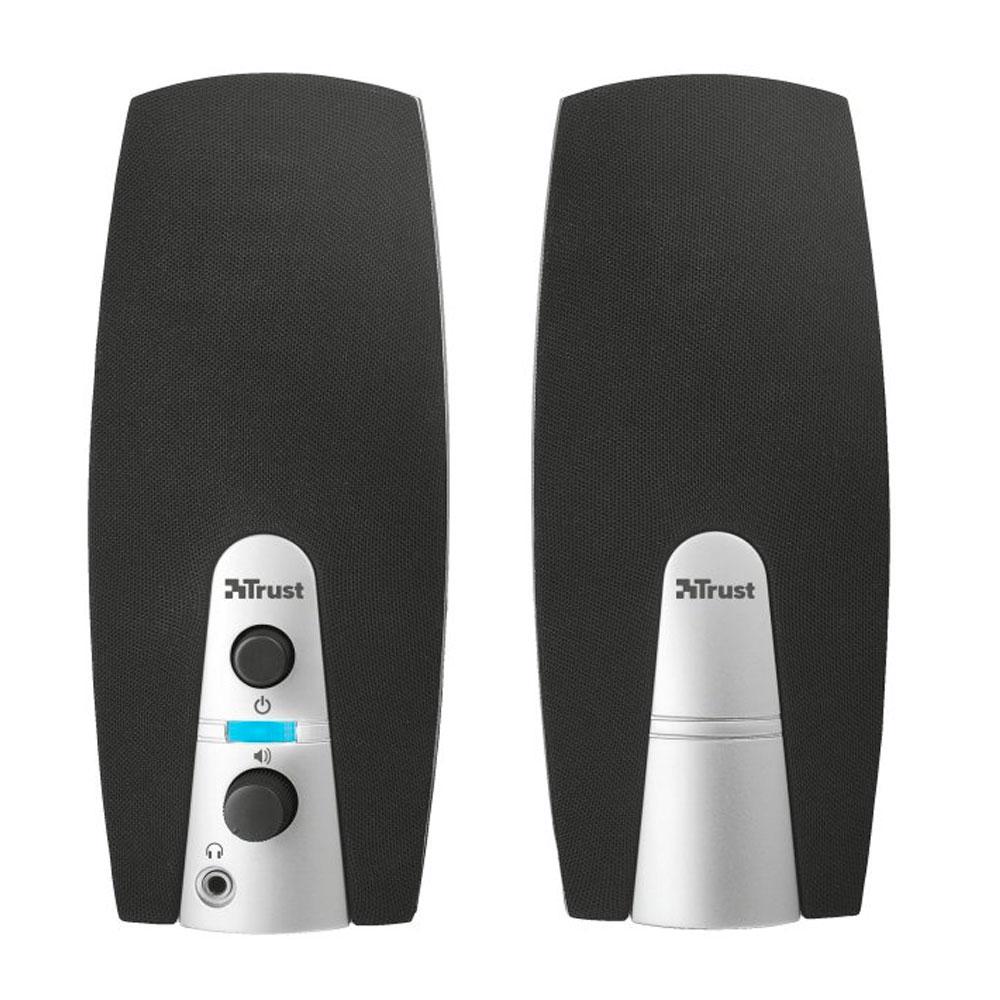 Altavoces Trust 2.0 Mila / Usb / 10w / Conexiones frontales / Negro / 16697 - Imagen 2