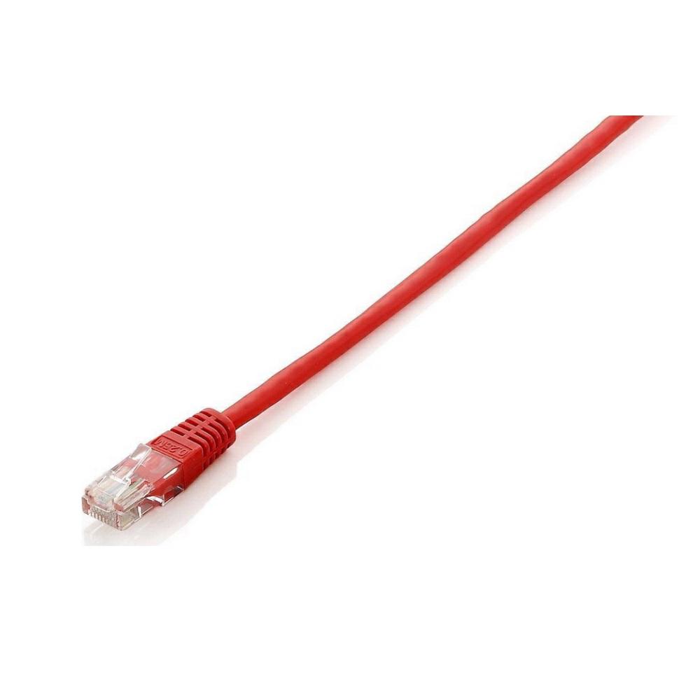 Cable red latiguillo RJ45 cat.6 UTP 0.5 metros / Rojo / Equip 625427