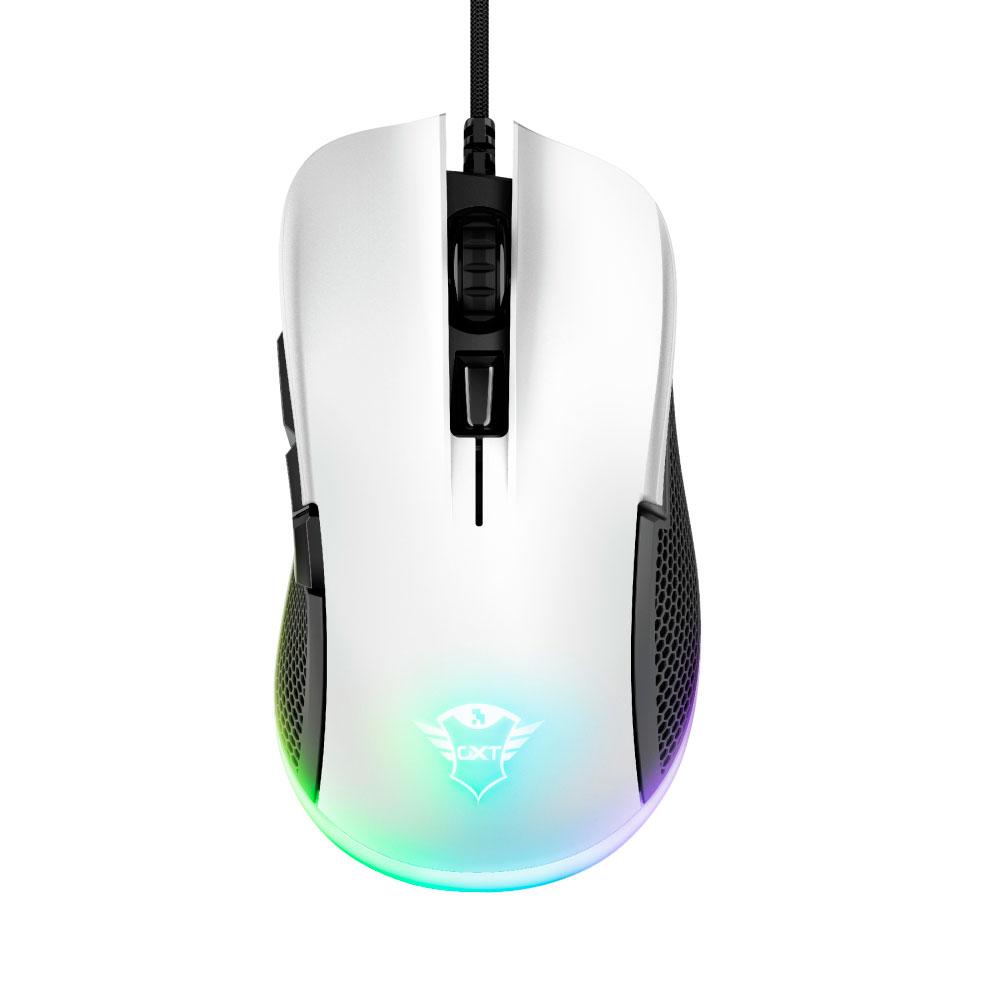 Raton Trust Gaming GXT 922W YBAR Blanco / 7.200 Dpi / RGB / 6 Botones / 24485 - Imagen 3