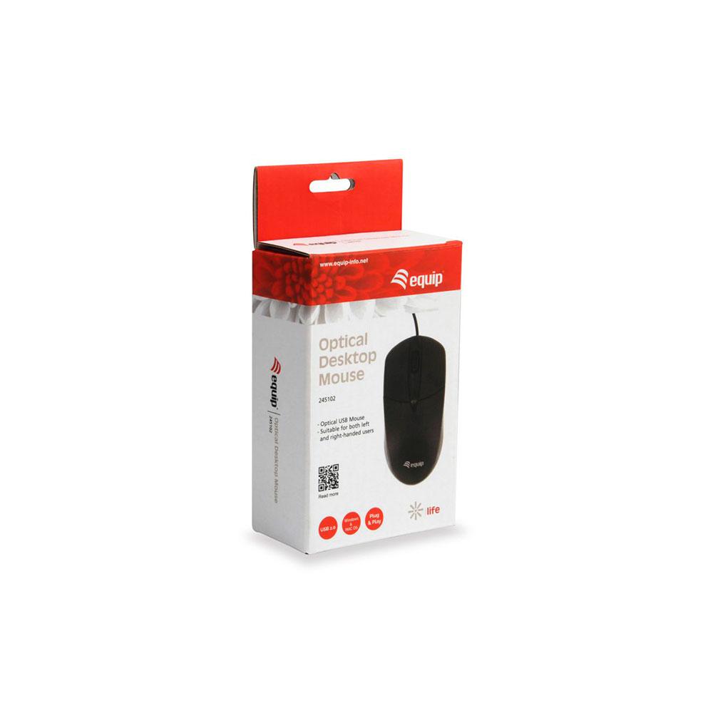 Raton óptico Usb Equip Life / 3 botones / 1000dpi / Negro / 245102 - Imagen 2