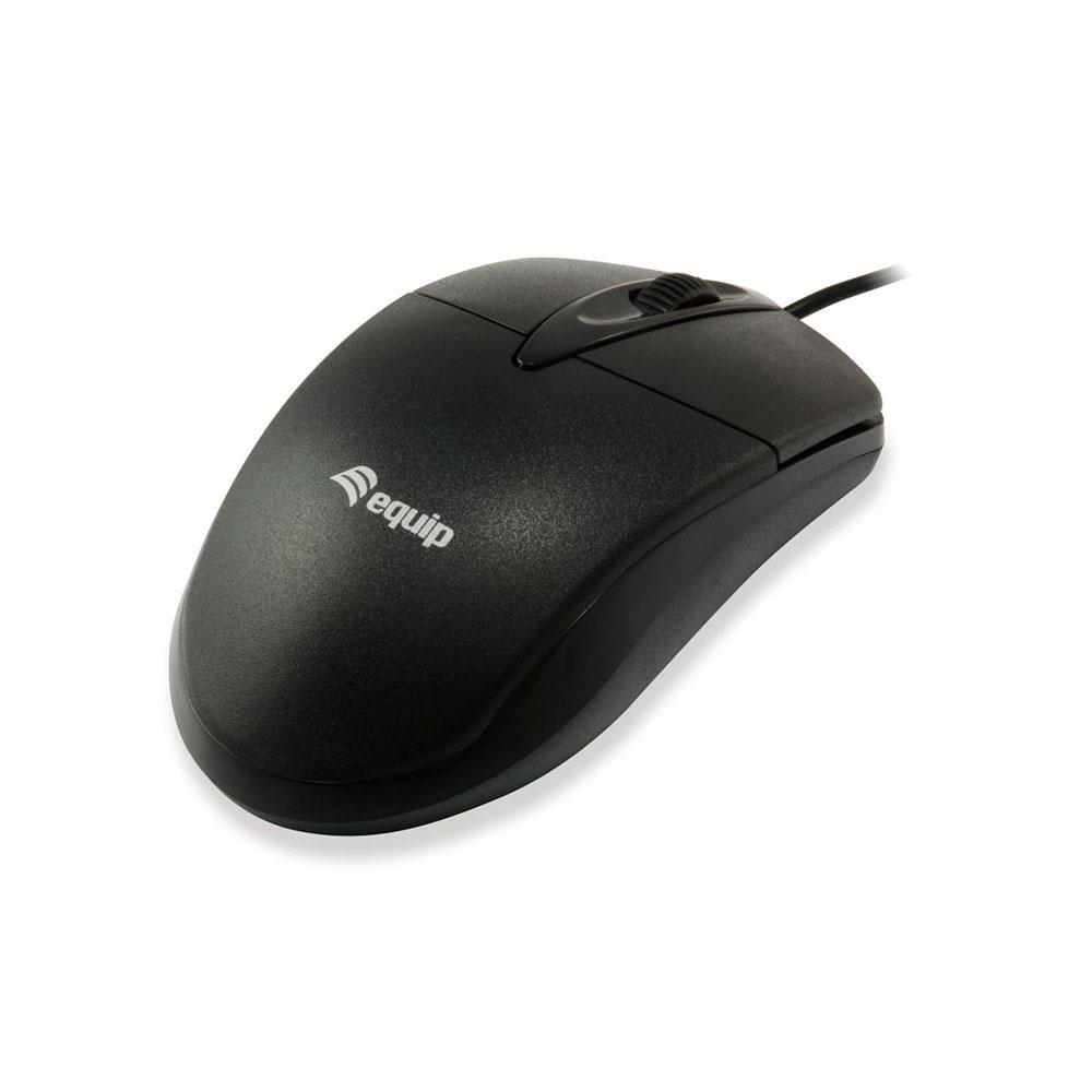 Raton óptico Usb Equip Life / 3 botones / 1000dpi / Negro / 245102