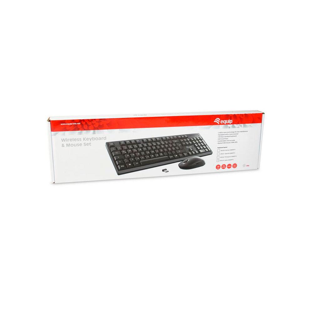 Combo Teclado + Raton Inalambrico Equip Life / 2.4ghz / Negro / 245221 - Imagen 2