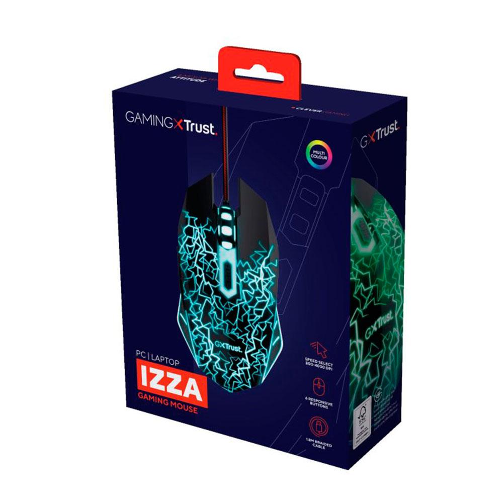 Raton Gaming TRUST GXT 105X Izza / 4000 dpi / 6 botones / Iluminacion LED / 24618 - Imagen 4
