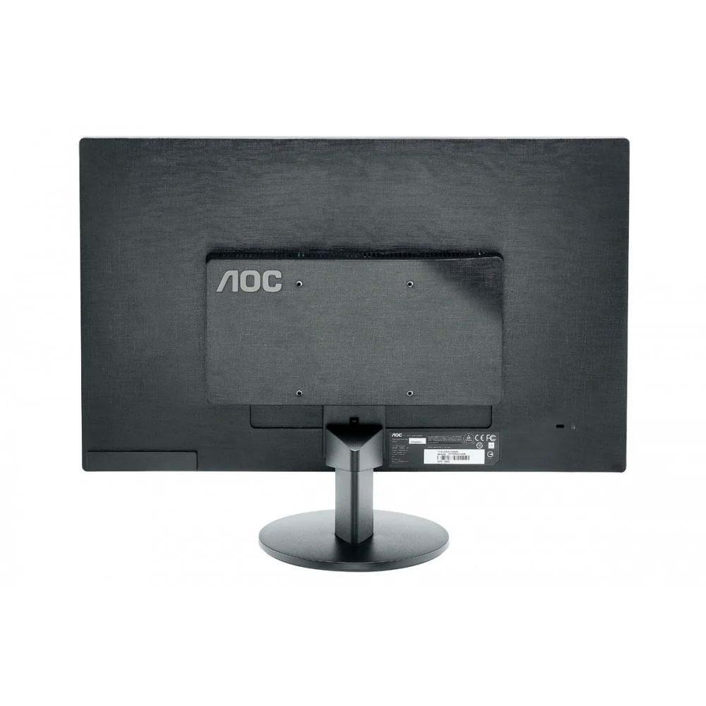 Monitor Reacondicionado LED AOC E2470SW 23.6 / VGA-HDMI-DVI / Negro / CABLE DE VIDEO Y CORRIENTE INCLUIDOS" - Imagen 2