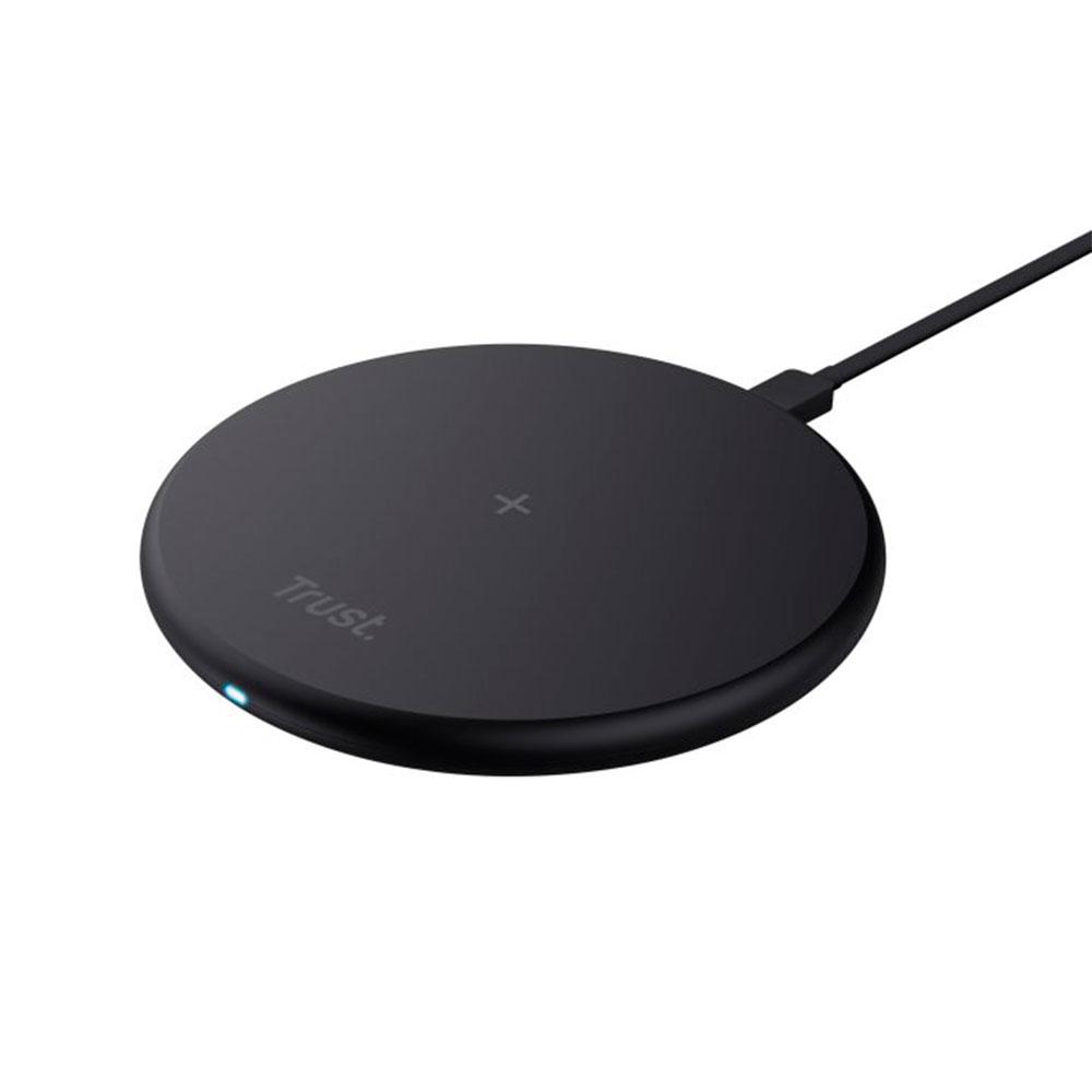 Cargador Inalámbrico Trust Viro / 15w / QI 3.0 / Type-C / Negro / 24784