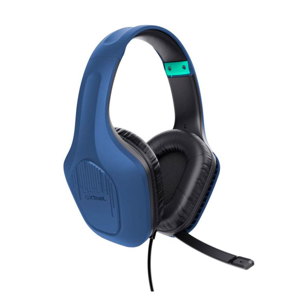 Auriculares Trust Gaming Gxt 415b Zirox Azul / Multiplataforma Ps5 - Xbox - Nintendo - PC / Cable 2m / 24991 - Imagen 2