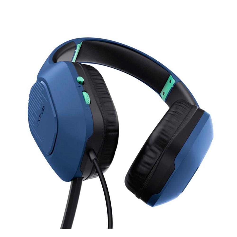Auriculares Trust Gaming Gxt 415b Zirox Azul / Multiplataforma Ps5 - Xbox - Nintendo - PC / Cable 2m / 24991 - Imagen 3