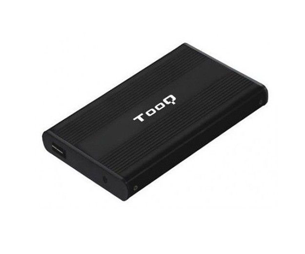 Caja externa aluminio 2.5 USB 2.0 Sata Tooq Negra / TQE-2510B