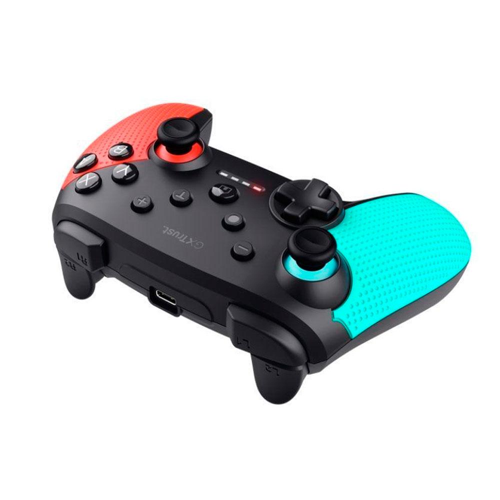 Mando Gamepad Inalambrico Trust Gxt1246 Muta / Bluetooth / Vibracion / Nintendo Switch / Negro-Azul-Rojo / 25427 - Imagen 3