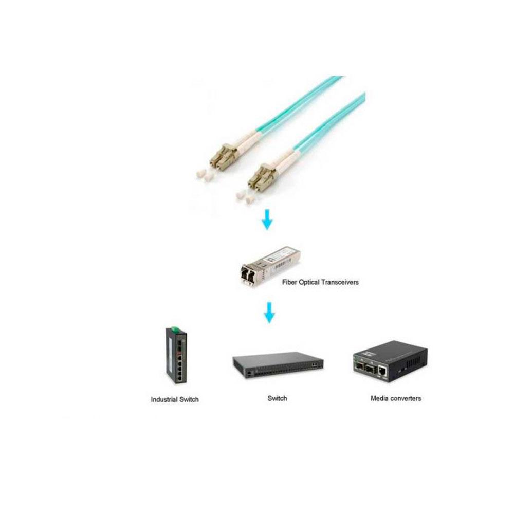 Cable Fibra Optica LC - LC Duplex OM3 / 5 metros / Libre halogenos / EQ255415 - Imagen 2