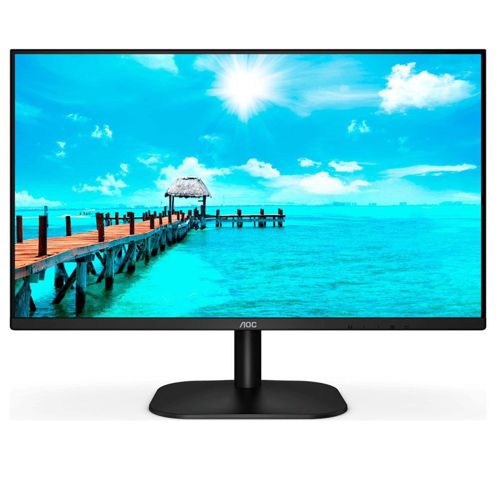 Monitor Reacondicionado LED AOC 27B2H 27 / HDMI-VGA / Negro / CABLE DE VIDEO Y CORRIENTE INCLUIDOS"