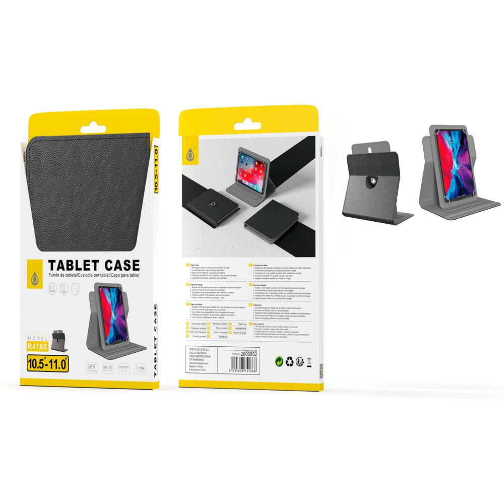 Funda tablet universal R4168 10.5 - 11" / Negra / 2800952 / ONE+"