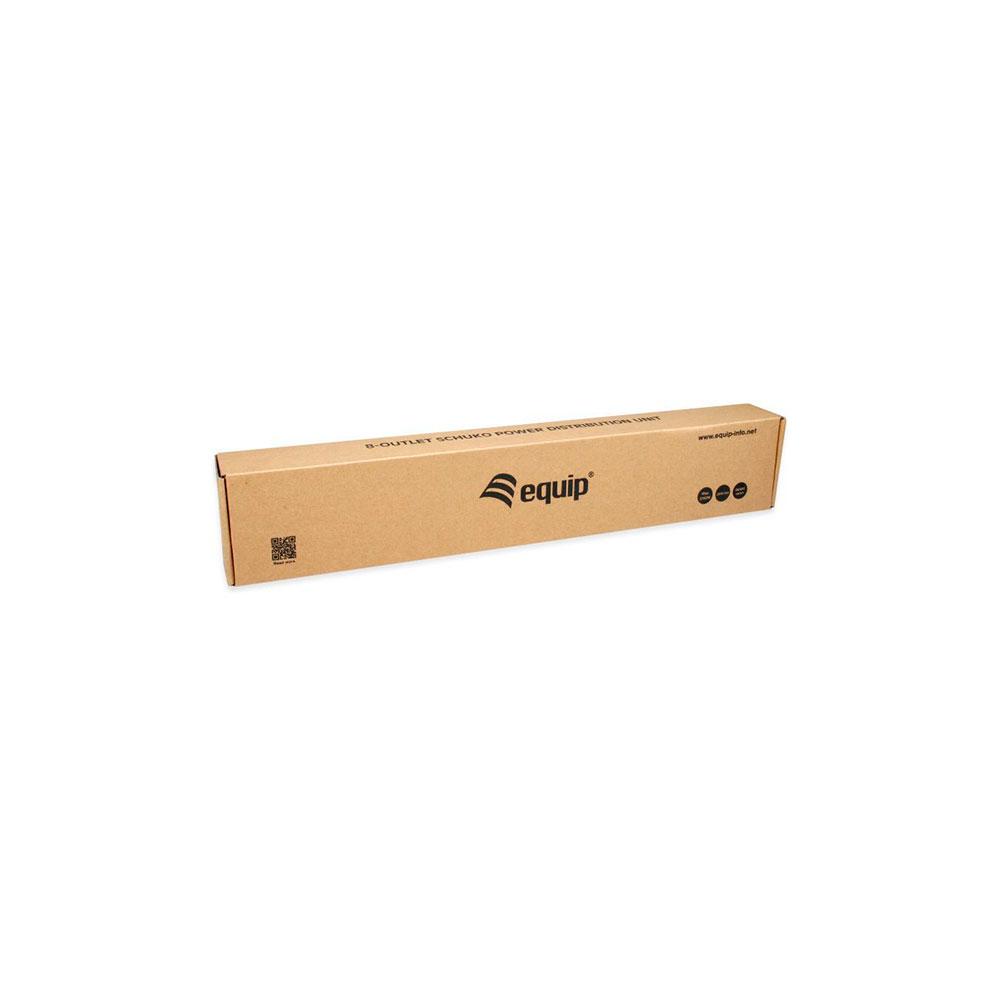 Regleta 9 tomas Equip / Para rack / 1.8 m / Negra / 333282 - Imagen 2