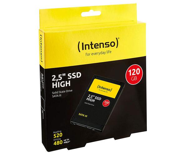 Disco duro 2.5 SSD Intenso 120Gb High Performance / 3d Nand SLC / Sata 3 / 520mb/s 3813430 - Imagen 2