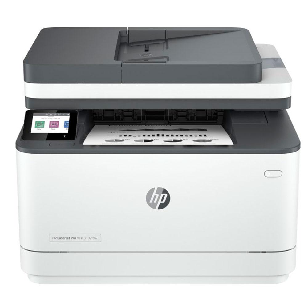 Impresora Multifuncion HP Laserjet Pro MFP 3102fdw / Monocromo / A4 / Blanca