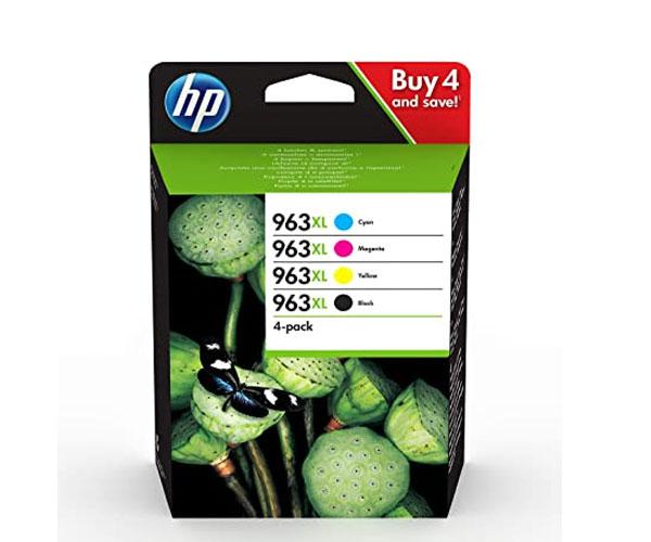 Tinta Original Hp Pack n963 Negro / Cian / Magenta / Amarillo