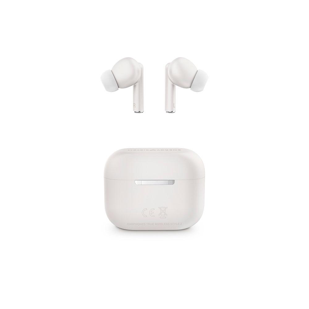 Auriculares Inalambricos Bluetooth Energy Sistem Style 2 / BT 5.0 / Caja de carga / Blanco / 451722 - Imagen 2