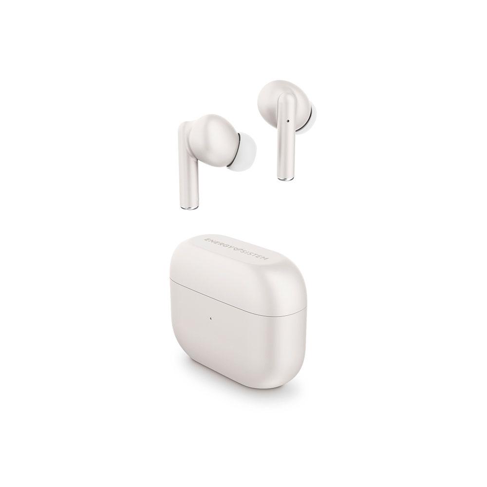 Auriculares Inalambricos Bluetooth Energy Sistem Style 2 / BT 5.0 / Caja de carga / Blanco / 451722