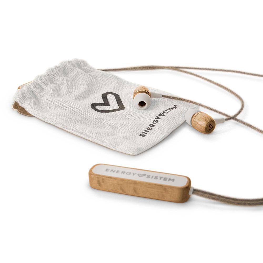 Auriculares Bluetooth Energy Sistem BeechWood / Microfono Integrado / Control de Volumen / Marron / 452392 - Imagen 2