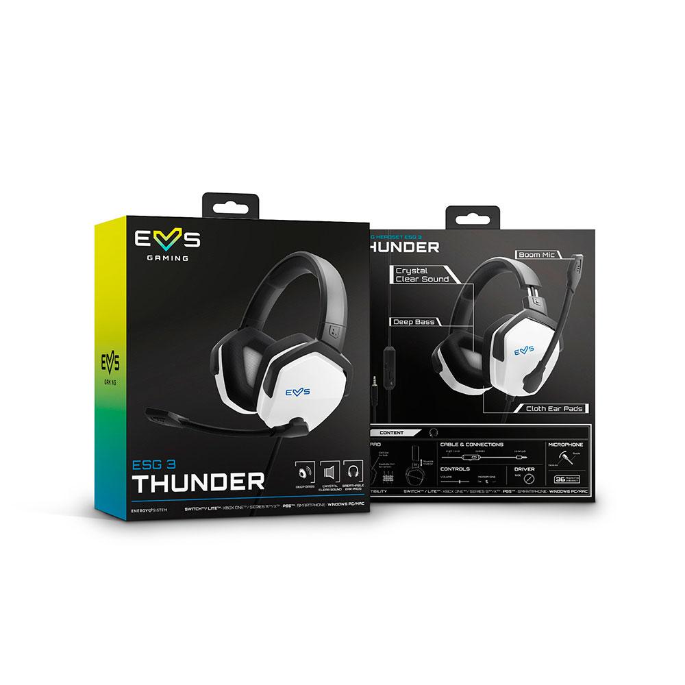 Auriculares Gaming Energy Sistem ESG 3 / Graves Profundos / Microfono flexible / Blanco / 452880 - Imagen 5