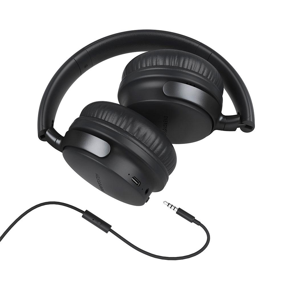 Auriculares Bluetooth Energy Sistem Style 3 / BT5.1 / 25h Bateria / Diseño Plegable / Graves Profundos / Negro / 453009 - Imagen 4