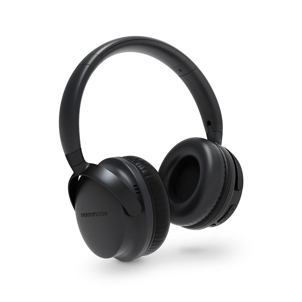 Auriculares Bluetooth Energy Sistem Style 3 / BT5.1 / 25h Bateria / Diseño Plegable / Graves Profundos / Negro / 453009