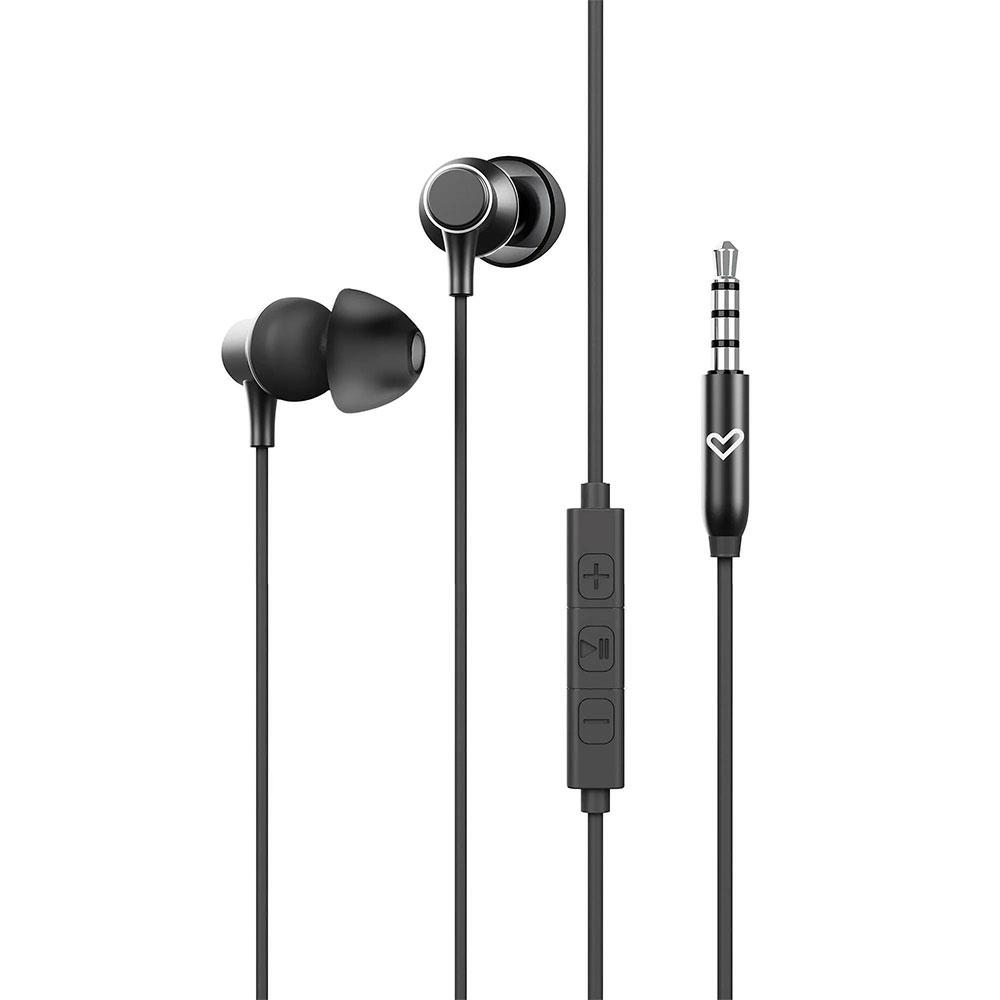 Auriculares Energy Sistem Metallized / Cable 1.2 / Microfono Integrado / Control de Volumen / Negro / 456727 - Imagen 3