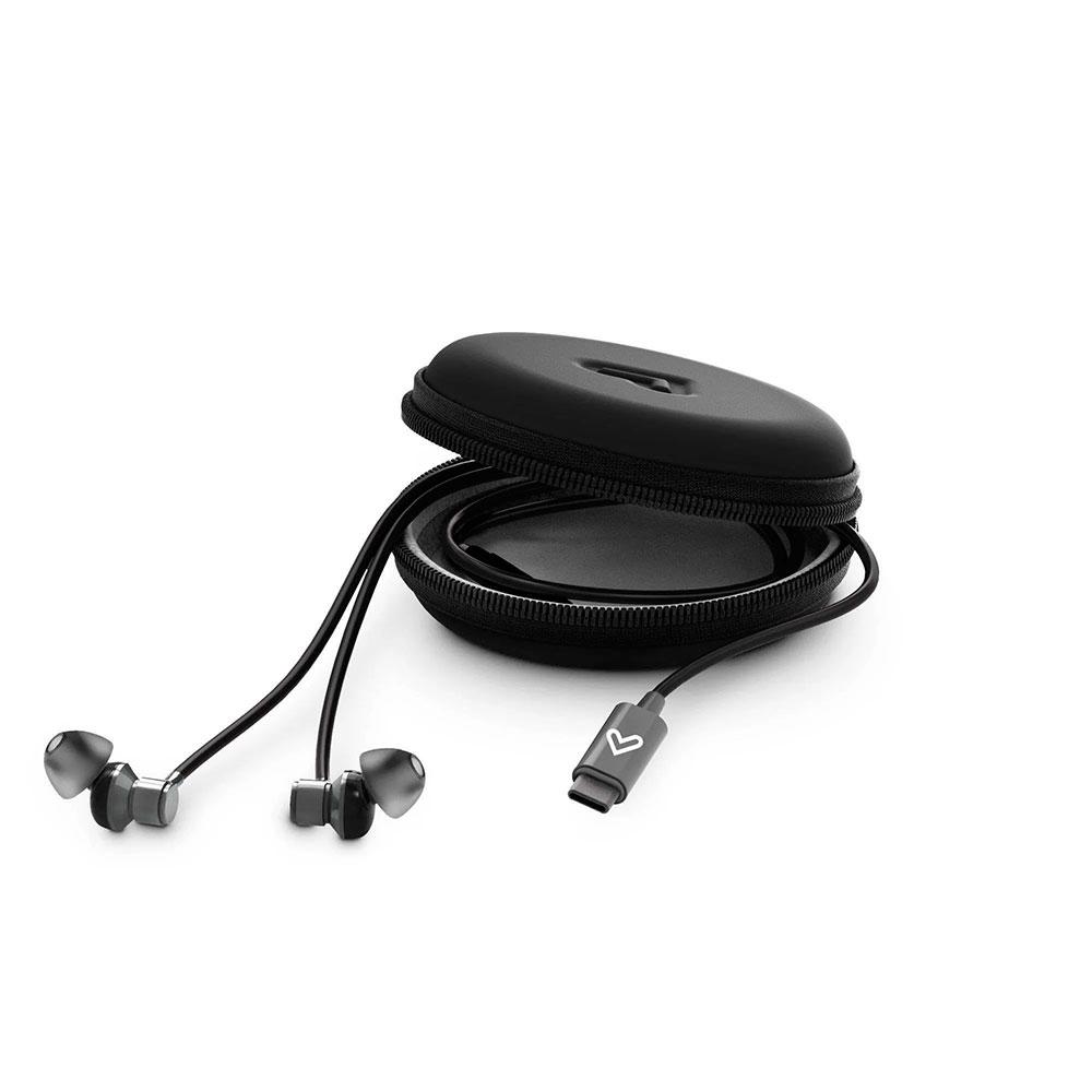 Auriculares Energy Sistem Metallized / Conector Type-C / Cable 1.2 / Microfono Integrado / Control de Volumen / Negro / 456741 - Imagen 4