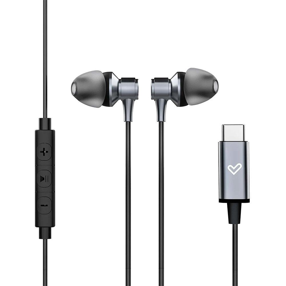Auriculares Energy Sistem Metallized / Conector Type-C / Cable 1.2 / Microfono Integrado / Control de Volumen / Negro / 456741 - Imagen 5