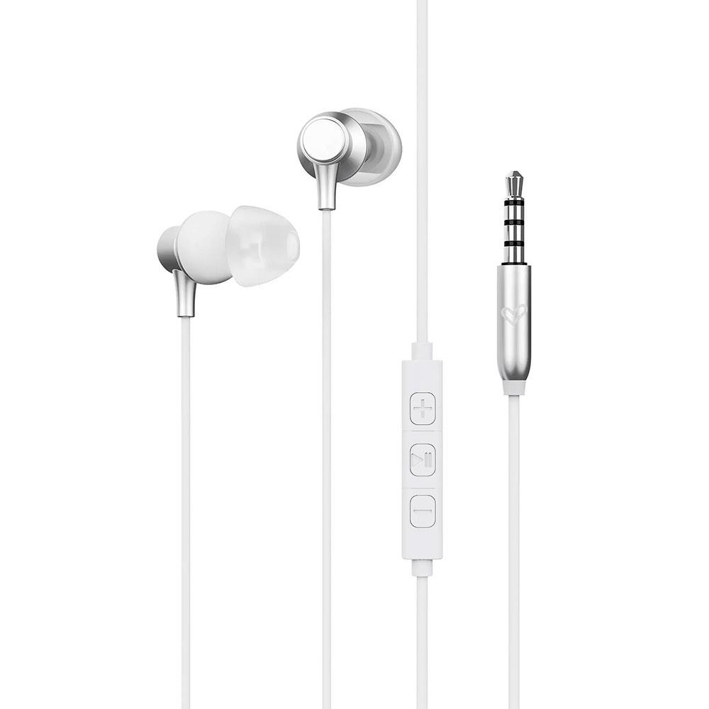 Auriculares Energy Sistem Metallized / Cable 1.2 / Microfono Integrado / Control de Volumen / Blanco / 457229 - Imagen 3