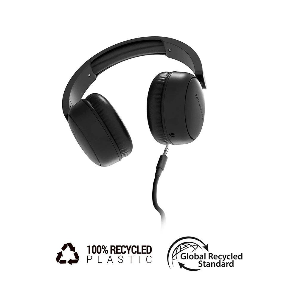 Auriculares Diadema Energy Sistem Soundspire / Cable Extraible / Microfono / Asistente de Voz / Negro / 457601 - Imagen 2