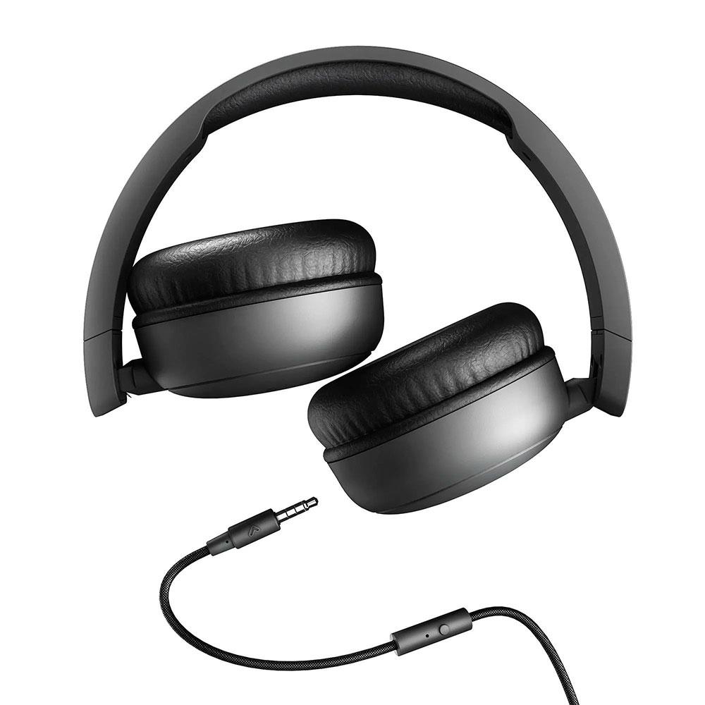 Auriculares Diadema Energy Sistem Soundspire / Cable Extraible / Microfono / Asistente de Voz / Negro / 457601 - Imagen 4