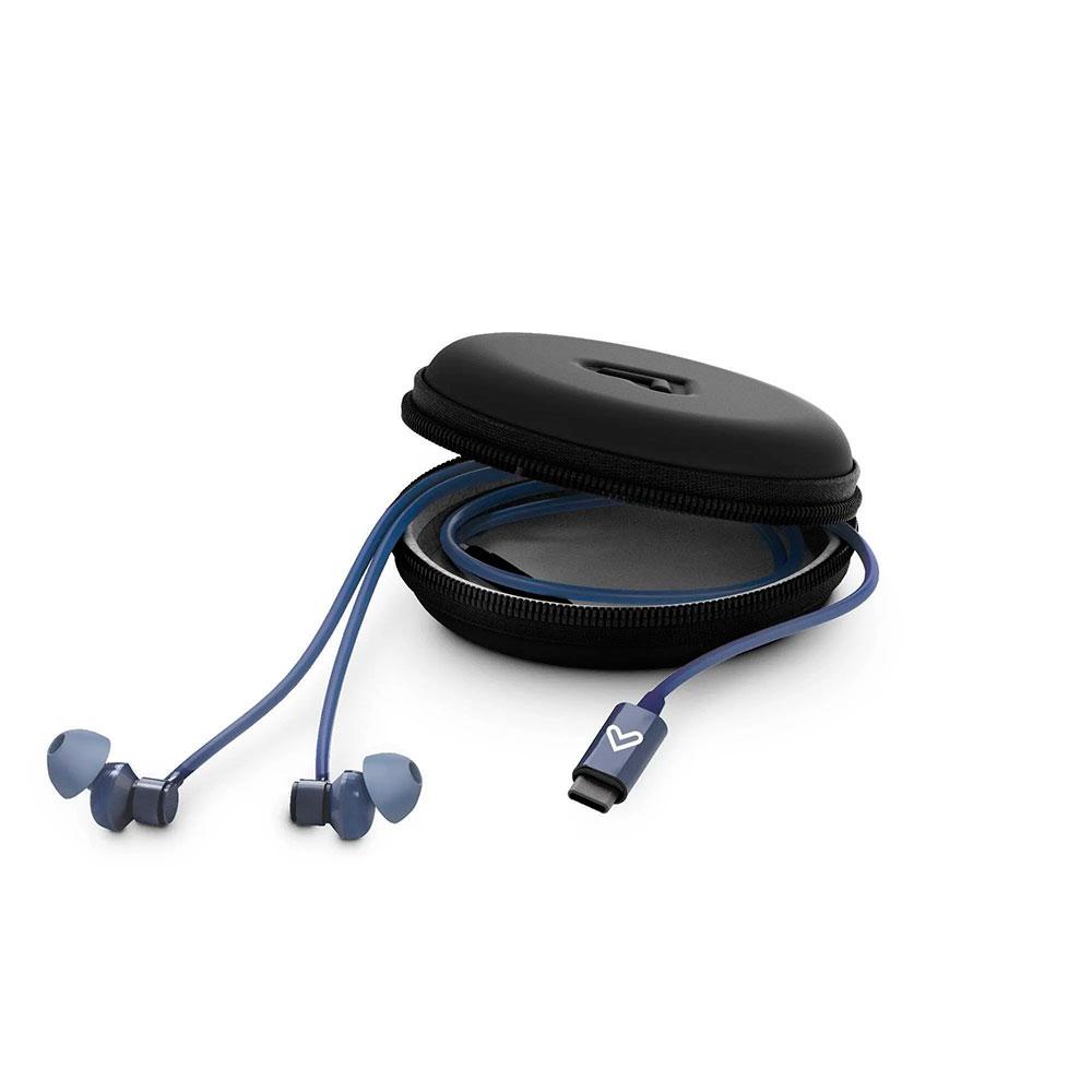 Auriculares Energy Sistem Metallized / Conector Type-C / Cable 1.2 / Microfono Integrado / Control de Volumen / Azul / 458790 - Imagen 4