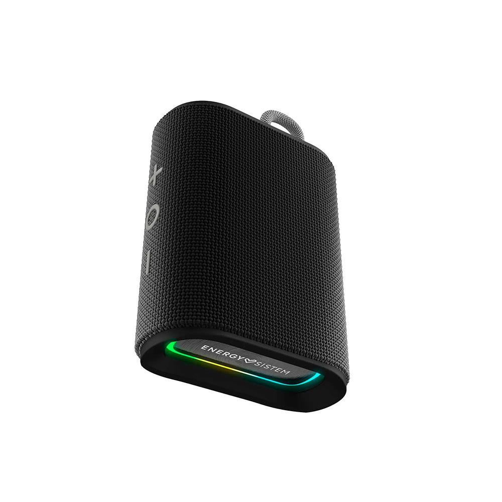 Altavoces Bluetooth Energy Sistem Streetplay / IPX6 / 12h de Autonomia / Lector Micro SD / Luces LED / Manos Libres / Negro / 458813